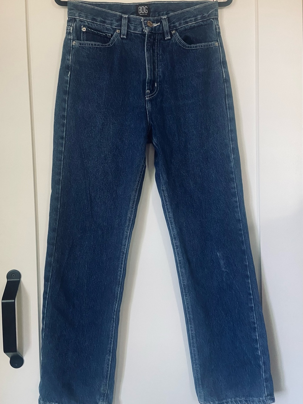 BDG Abercrombie Dark Blue Denim High Waisted Cowboy Jeans